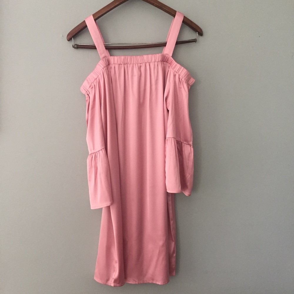 Cute Americal clothing inc pink slip dress M and L